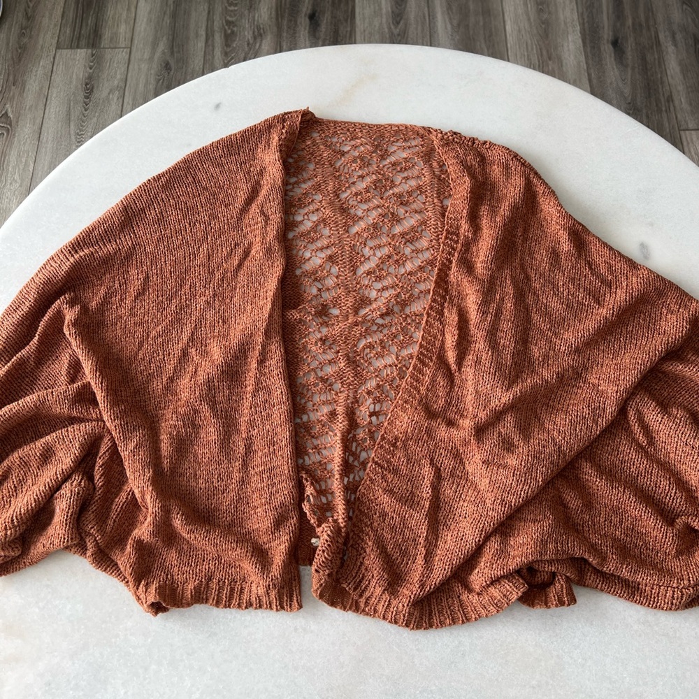 Anthropologie Dolman Sweater, Terracotta Size M